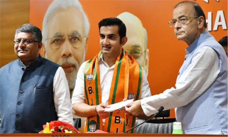 राजनीति के पिच पर खेलेंगे गौतम गंभीर, भाजपा में हुए शामिल