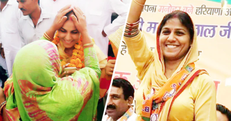 आशा खेदर के विधानसभा प्रत्याशी बनने से गांव की पर्दा प्रथा टूटी