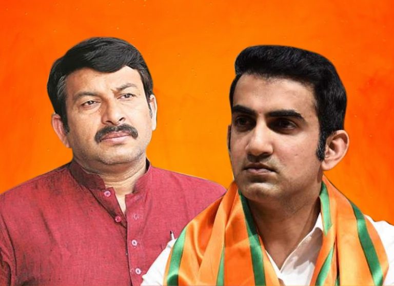 दिल्ली में गौतम गम्भीर की लोकप्रियता और स्थानीय होने का मुद्दा भारी न पड़ जाए मनोज तिवारी पर