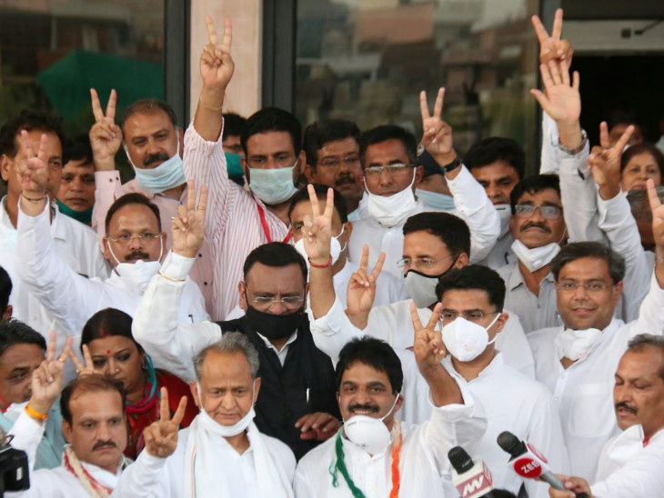 राज्यसभा चुनाव में कांग्रेस के दोनों उम्मीदवारों को मिली जीत