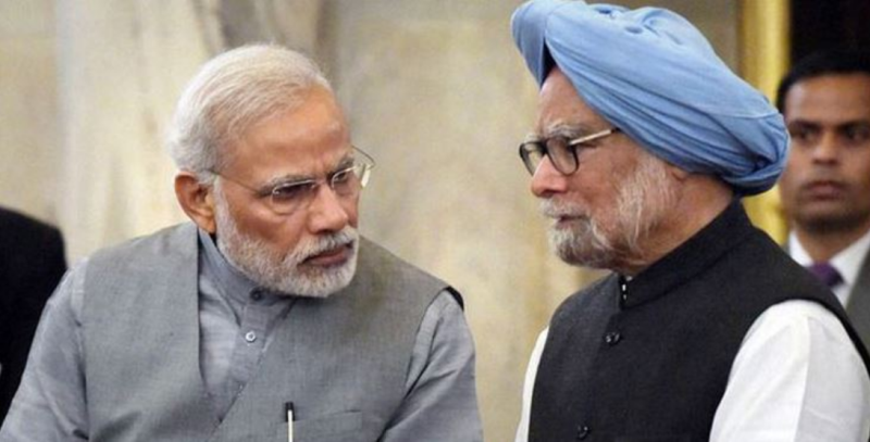 Manmohan Singh And Modi