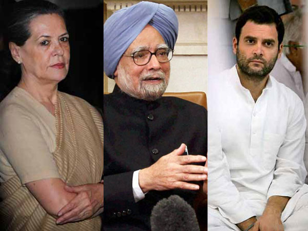 Rahul Gandhi, Sonia Gandhi And Dr Manmohan Singh