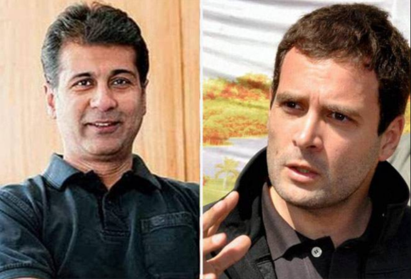 Rahul Gandhi And Rajeev Bajaj (राजीव बजाज)