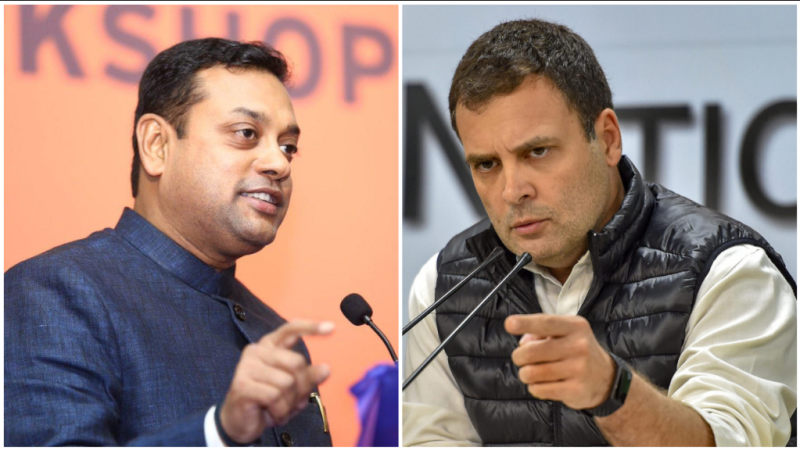 Rahul Gandhi And Sambit Patra