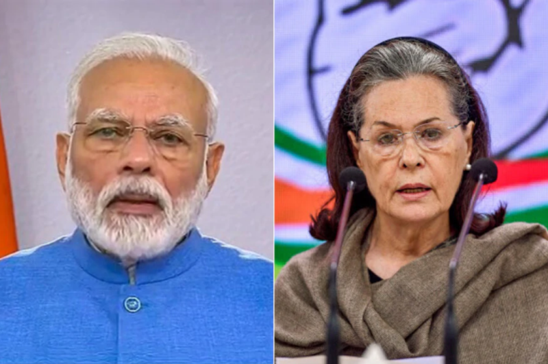 Sonia Gandhi Vs Modi