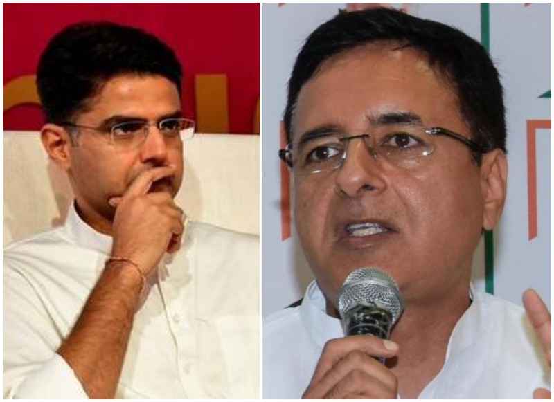 Surjewala And Sachin Pilot