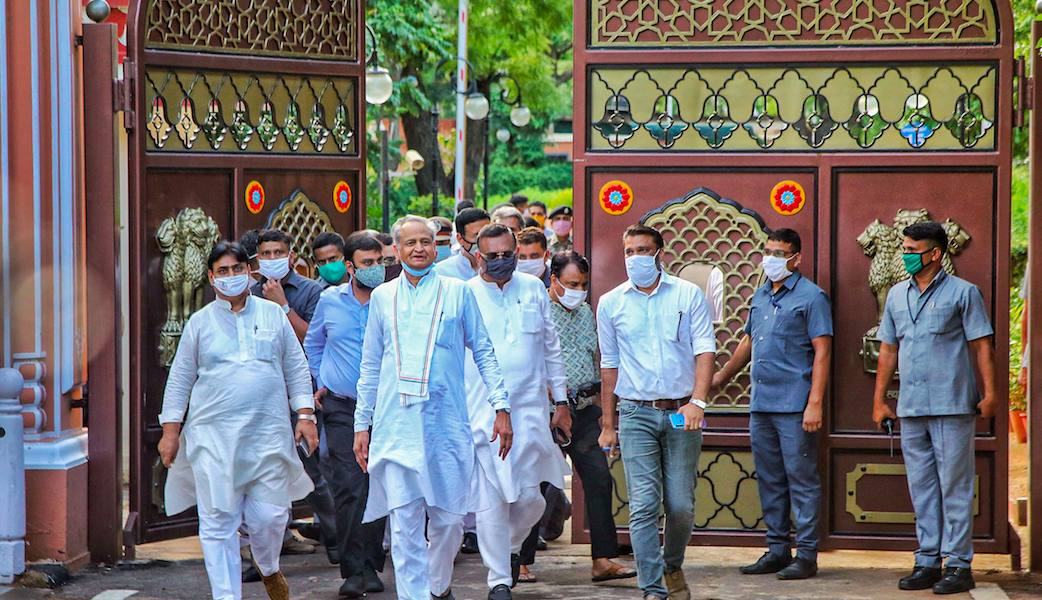 Rajasthan Ashok Gehlot Sachin Pilot Raj Bhavan2 1042x600
