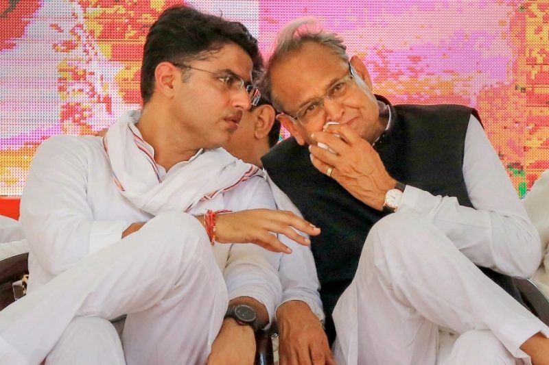 Ashok Gehlot and Sachin Pilot