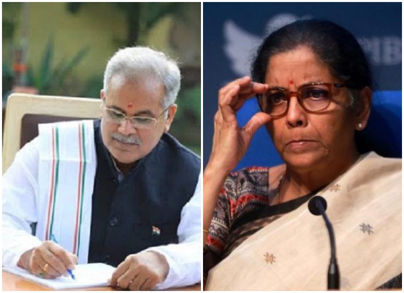 Bhupesh Baghel And Nirmala Sitharaman