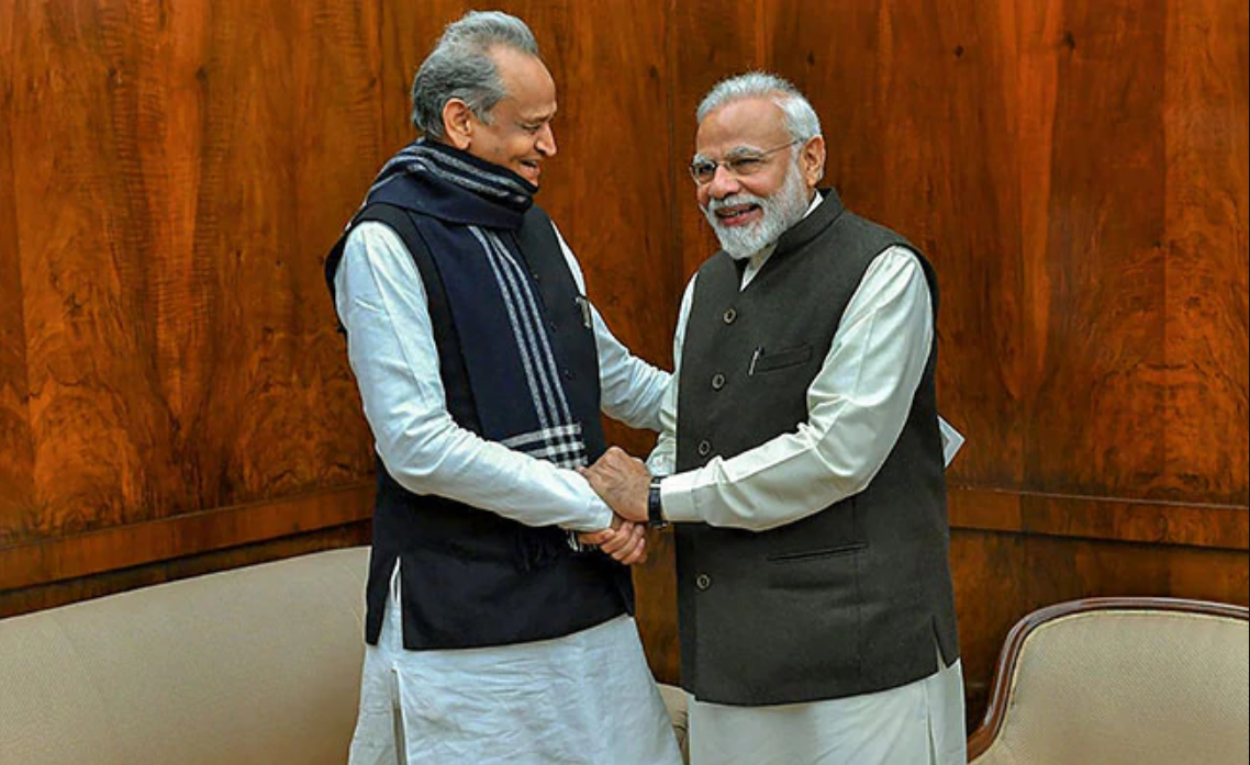 Ashok Gehlot And Modi