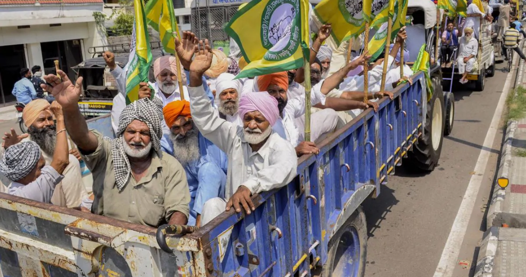 Farmer Protest Aginest Agriculture Bill