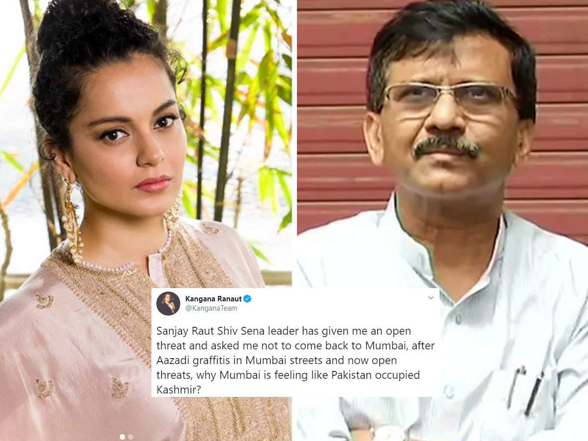 Kangana Ranaut And Sanjay Raut