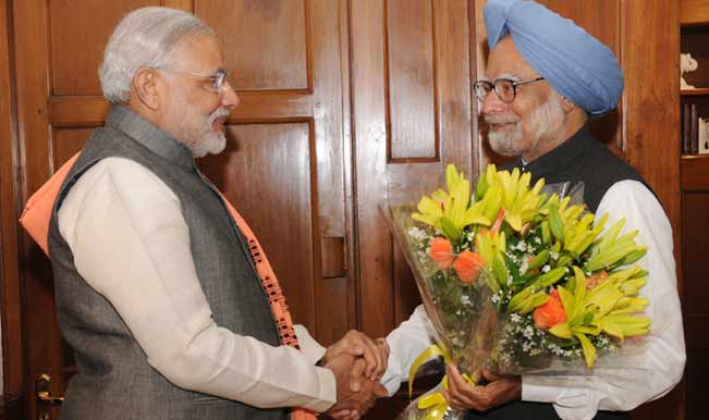 Modi And Manmohan Singh
