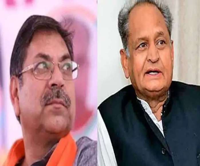 Satish Poonia Vs Ashok Gehlot