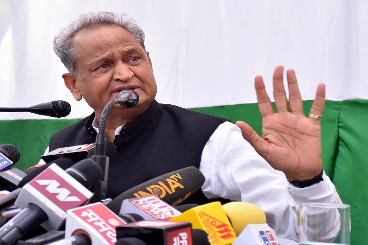 Ashok Gehlot. (file Photo: Ians)