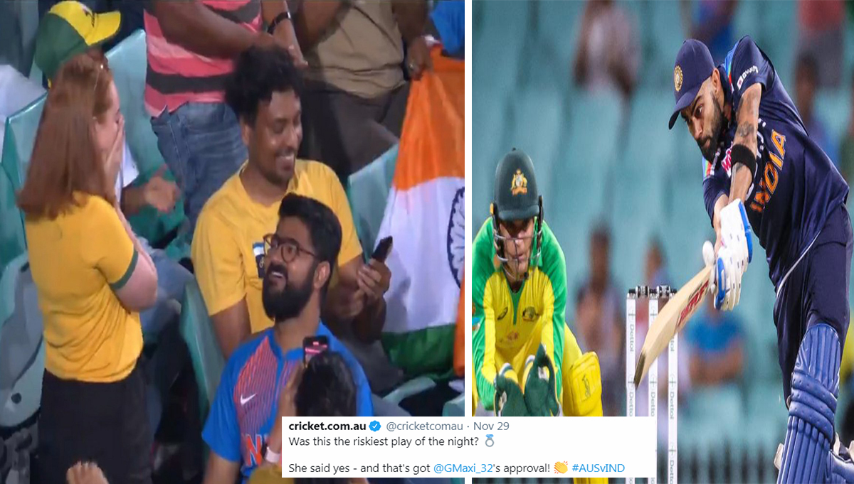 A Indian Guy Praposed His Australian Girlfriend During Ind Vs Aus Match At Sydney