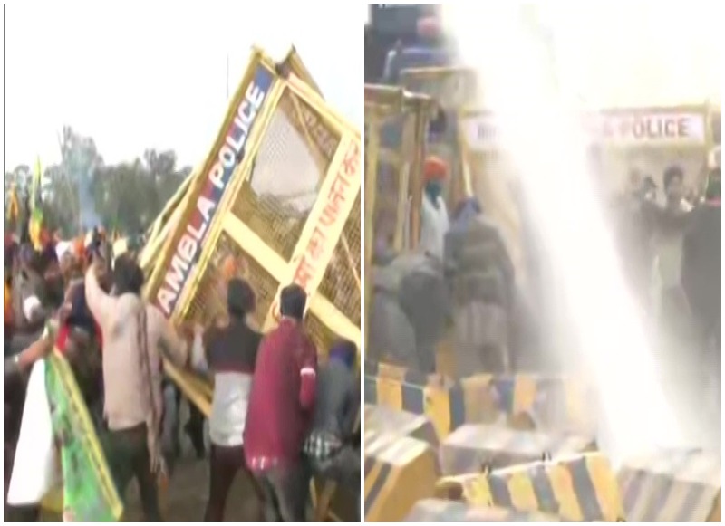 Farmers Protest On Aggriculture In Haryana And Punjab