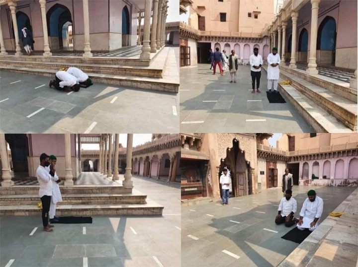 मंदिर में धोखे से नवाज पढ़ने पर खड़ा हुआ विवाद