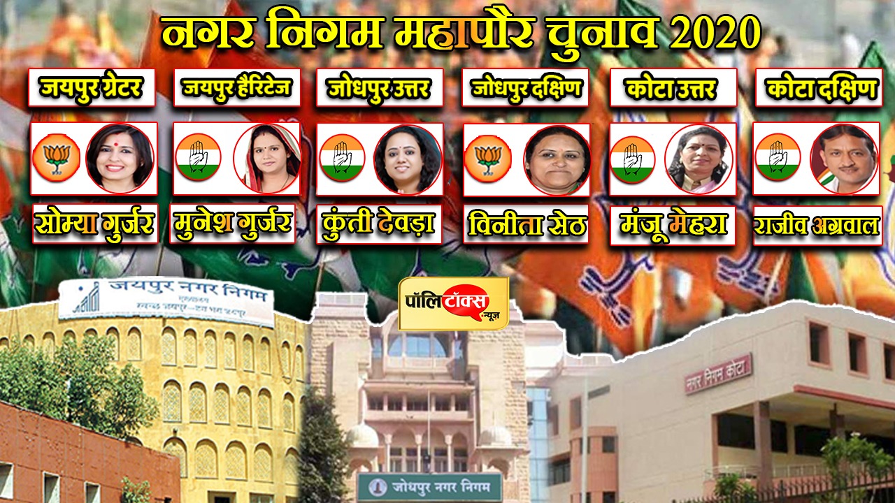 नगर निगम चुनावों के परिणाम