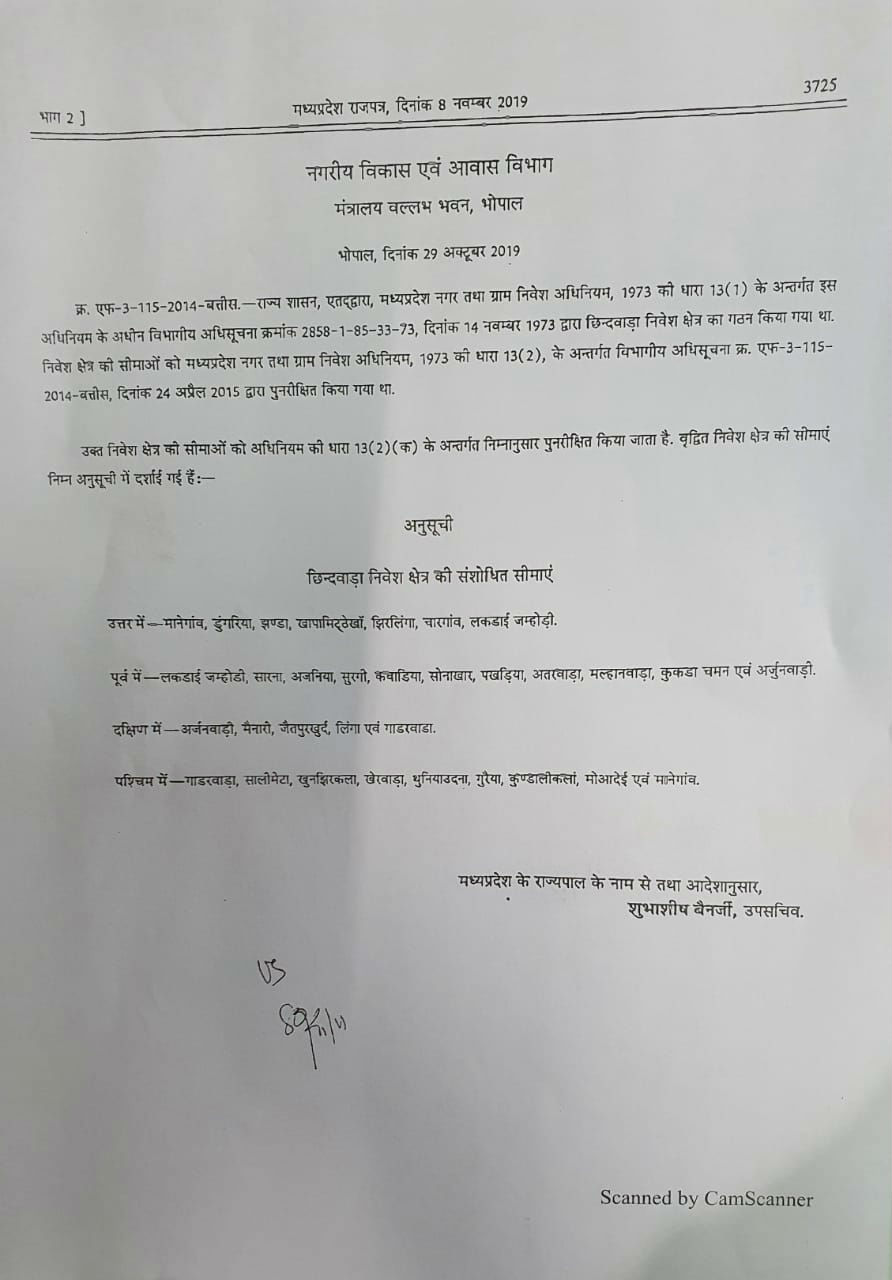 Chindwara Modal Plan