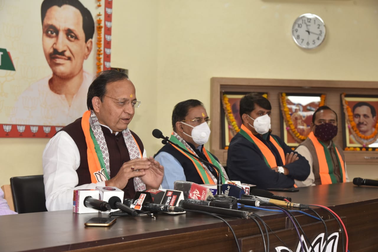 राजस्थान के किसान मोदी सरकार के साथ हैं: अरूण सिंह