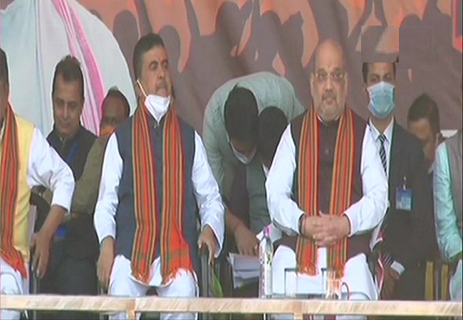 Shubhendu Adhikari Amit Shah