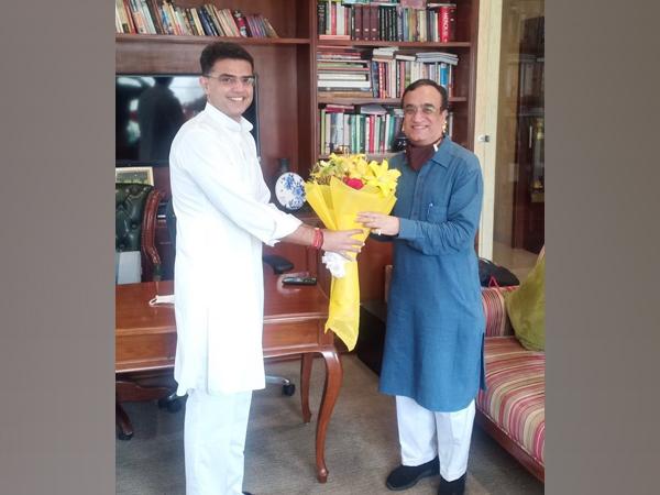 Former Deputy Chief Minister Sachin Pilot and Ajay Maken meet
