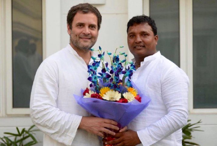 Shriniwas And Rahul Gandhi