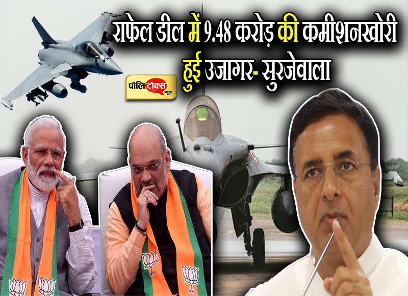 राफेल डील में 9.48 करोड़ की कमीशनखोरी-रिश्वतखोरी हुई उजागर