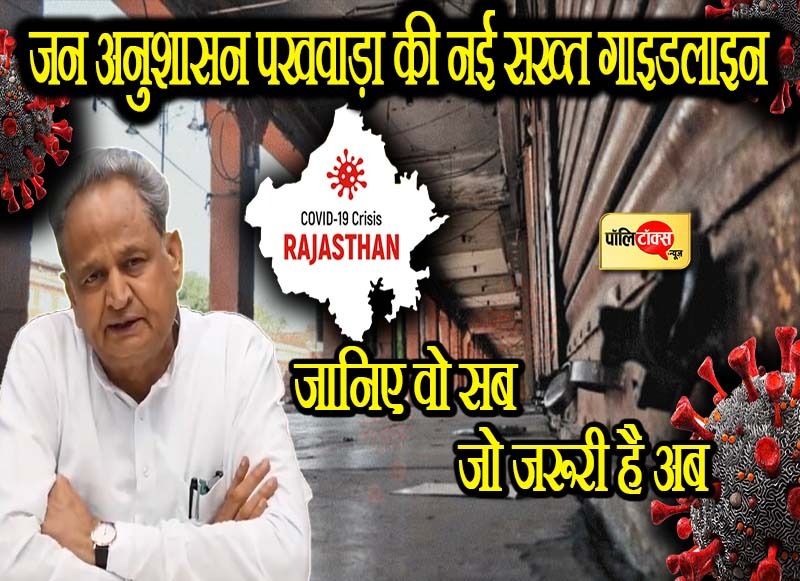 कोरोना संकट पर गहलोत सरकार सख्त