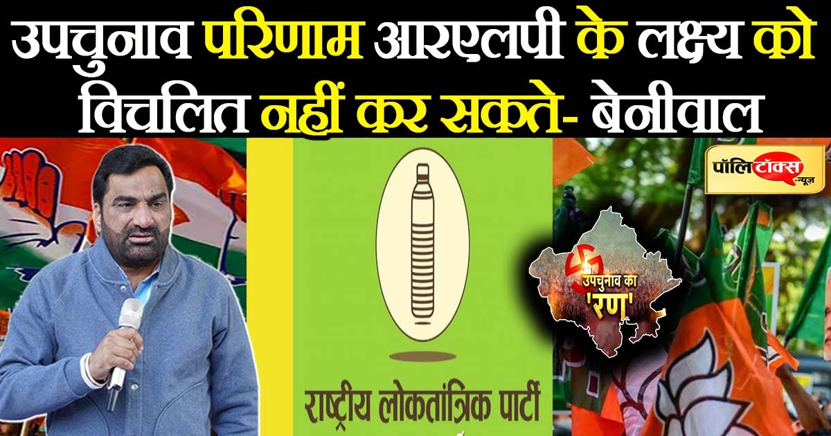 उपचुनाव परिणामों पर बोले बेनीवाल