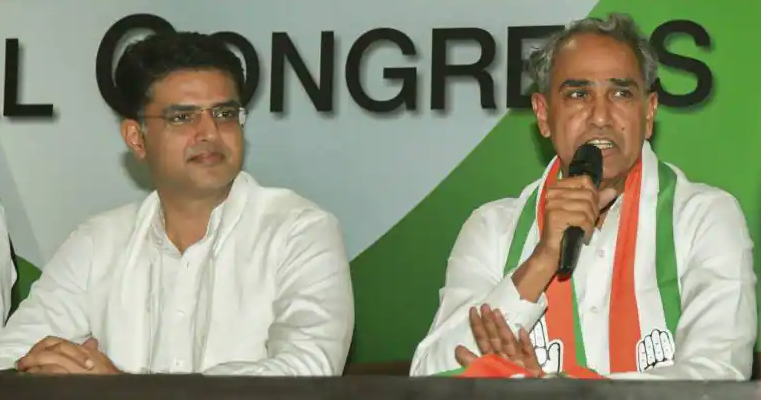 विधायक हरीश मीणा ने की पायलट से मुलाकात