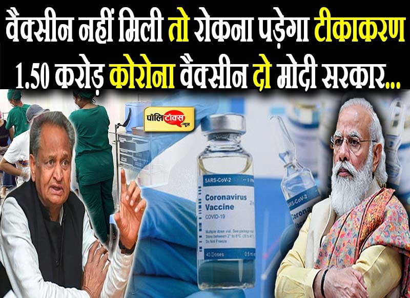 मरुधरा को चाहिए 1.50 करोड़ कोरोना वैक्सीन
