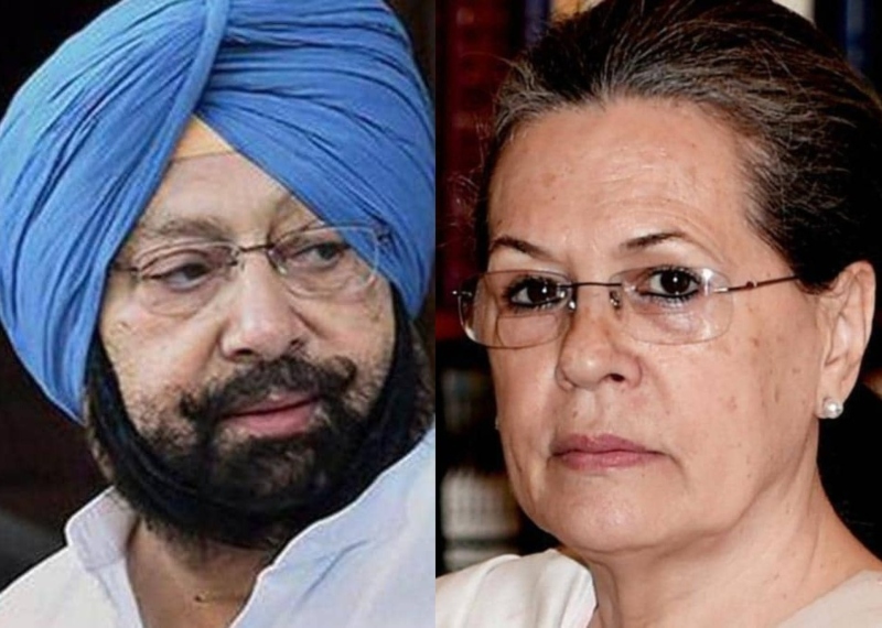 नाराज 'कैप्टन' ने सोनिया गांधी को लिखी चिट्ठी