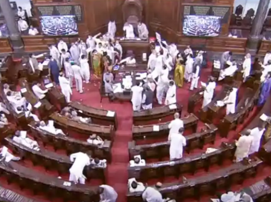 जासूसी कांड पर संसद में 'महाभारत'(सौ.राज्यसभा)