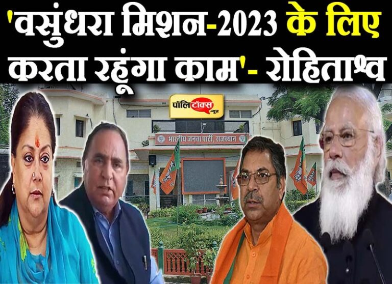 निष्कासन पर जमकर गरजे रोहिताश्व, बोले- नेतृत्व तानाशाह, राजे होती तो गिर जाती गहलोत सरकार