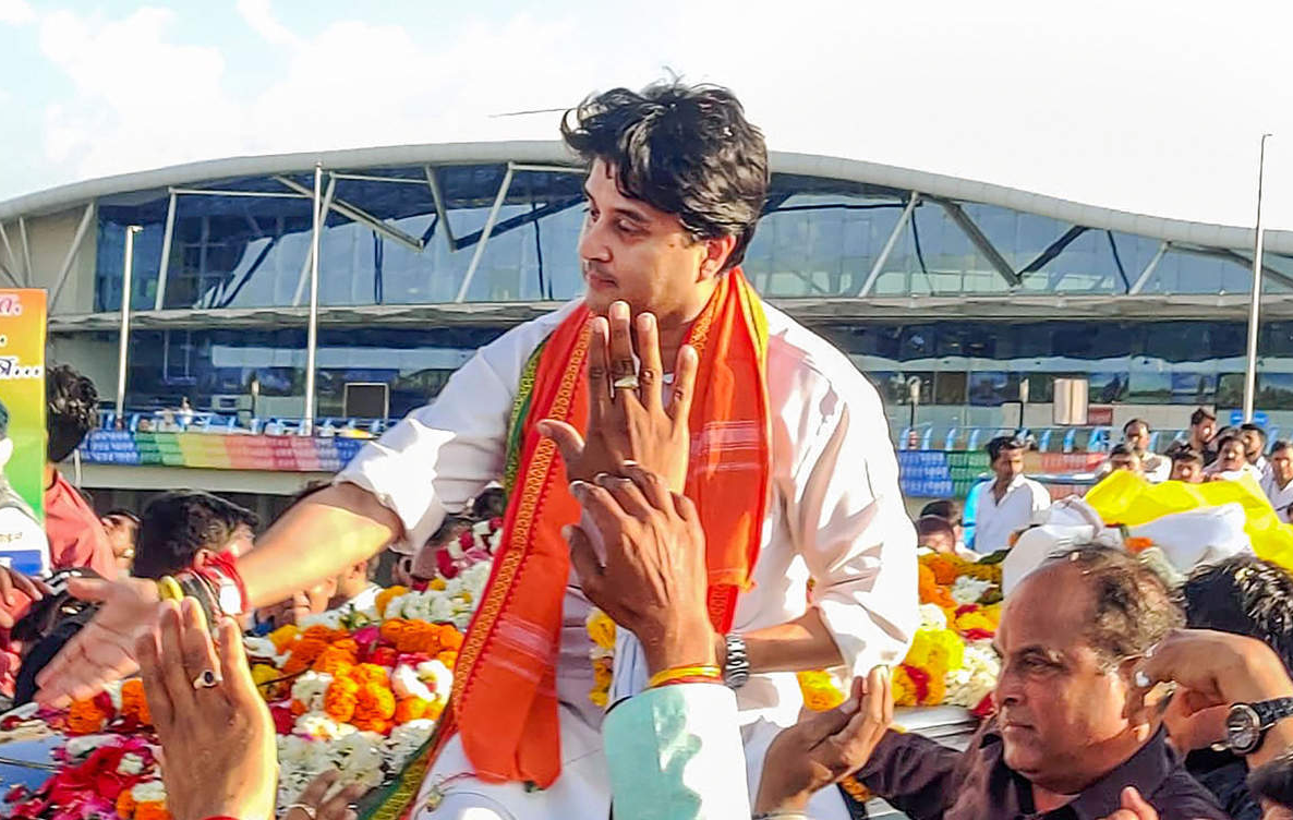 ज्योतिरादित्य सिंधिया की 'जन आशीर्वाद यात्रा'