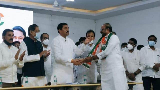 पूर्व मंत्री अशोक शिंदे हुए कांग्रेस में शामिल