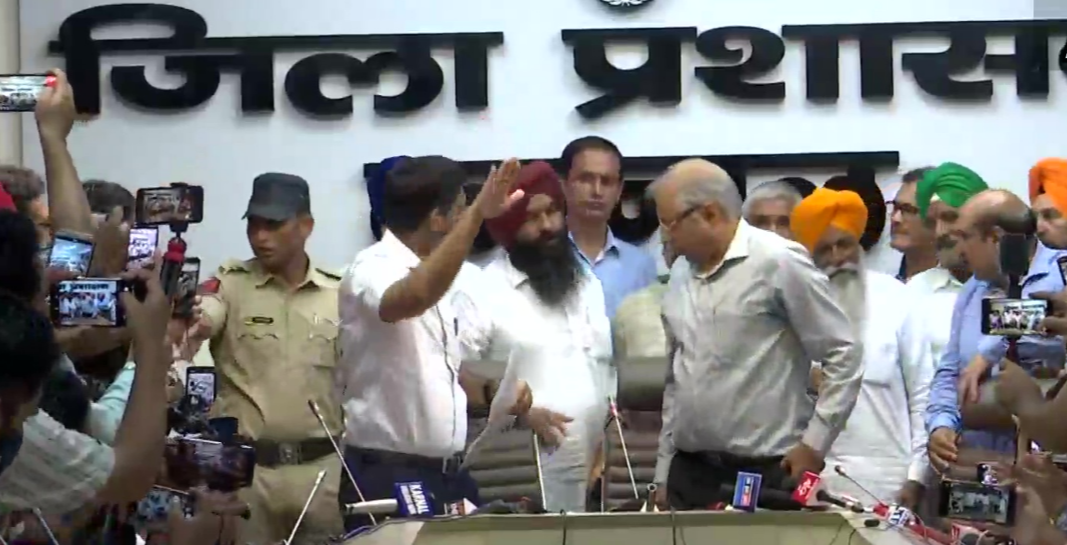 करनाल में किसानों के सामने खट्टर सरकार नतमस्तक(ANI)