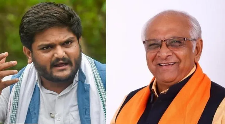 हार्दिक ने पटेल को दी तंज भरी शुभकामना