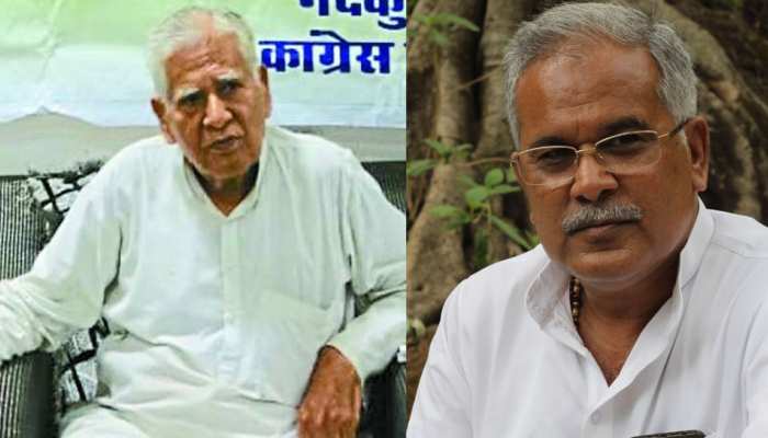 छत्तीसगढ़ के सीएम बघेल के पिता नंद कुमार गिरफ्तार(FILE PHOTO)