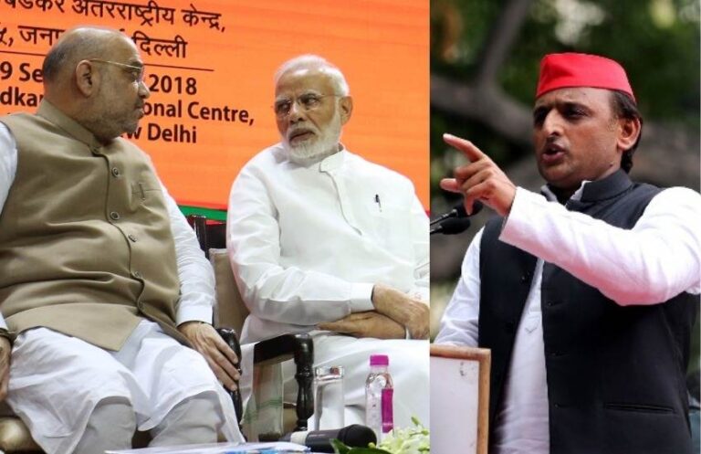 कारोबारी के घर हुई छापेमारी से गरमाई यूपी की सियासत, अखिलेश ने खोला मोदी-शाह के खिलाफ मोर्चा