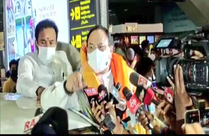 हैदराबाद में जेपी नड्डा को 'शांति रैली' में शामिल होने से रोका गया