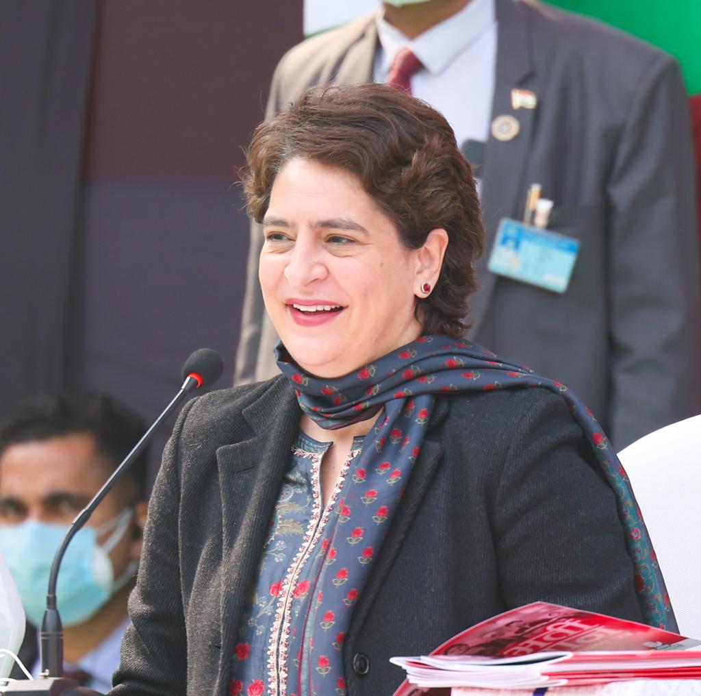 उत्तरप्रदेश में कांग्रेस के सीएम फेस पर प्रियंका गांधी का जवाब