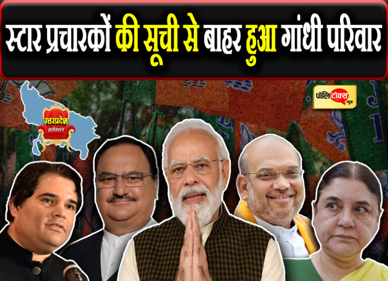 सियासी चर्चा: आखिर बीजेपी स्टार प्रचारकों की लिस्ट से क्यों बाहर रखा गया गांधी परिवार को?