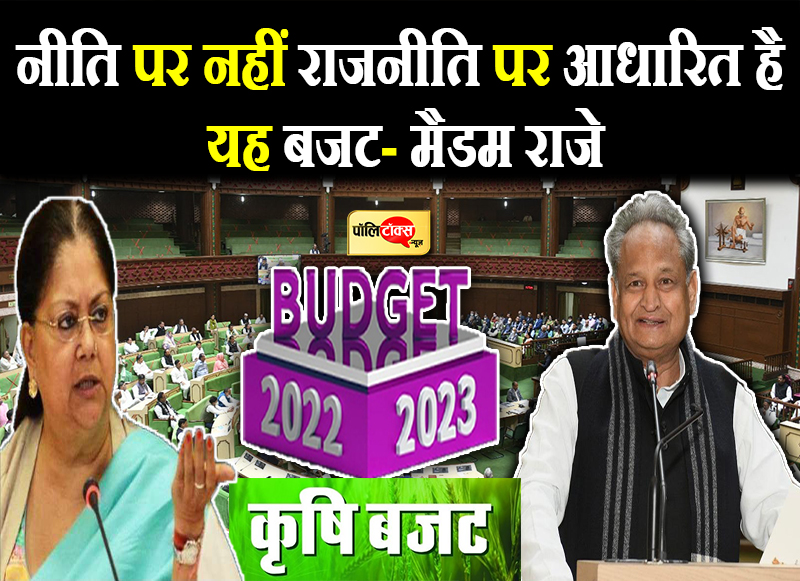 इस बजट से न तो प्रदेश की दशा बदलने वाली और न ही दिशा