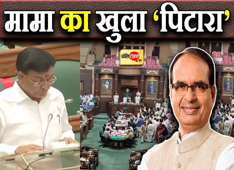 भारी हंगामे के बीच शिवराज सरकार ने पेश की बजट, 55 हजार करोड़ से ज्यादा हुआ राजकोषीय घाटा