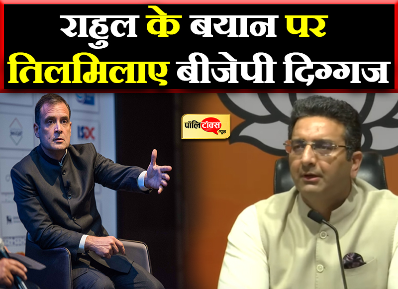 राहुल के बयान पर तिलमिलाए बीजेपी दिग्गज