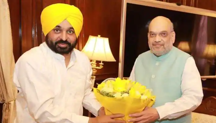 मान ने की शाह से मुलाकात