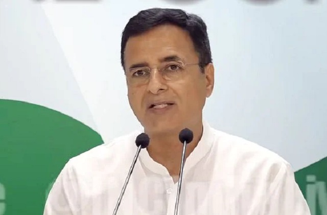 सुरजेवाला की फिसली जुबान